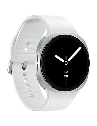 Samsung Galaxy Watch 8 3,81 Cm (1.5") Amoled 44 Mm Cyfrowy 480 X 480 Px Ekran Dotykowy Srebrny Wi-Fi Gps