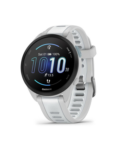 Zegarek Sportowy Garmin Forerunner 165 Music Amoled 43Mm Mist Grey Whitestone