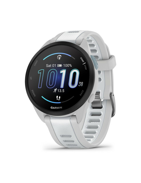 Zegarek Sportowy Garmin Forerunner 165 Music Amoled 43Mm Mist Grey Whitestone