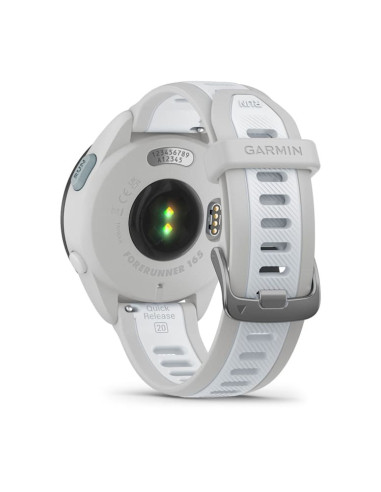 Zegarek Sportowy Garmin Forerunner 165 Music Amoled 43Mm Mist Grey Whitestone