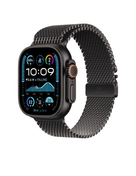 Bransoleta Apple Watch Milanese Do Watch Ultra 49Mm Titan Schwarz (S)
