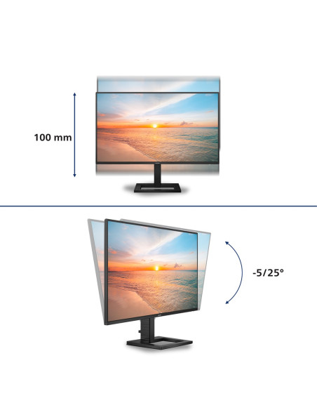 Monitor Philips Led Qhd 27" E-Line 27E1N1600Ae/00 100Hz
