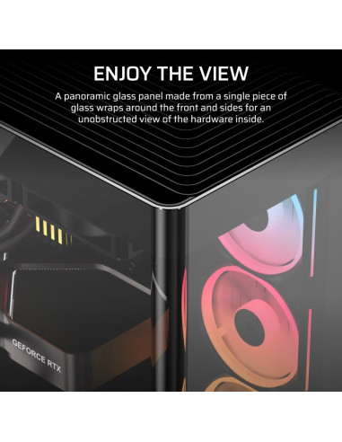 Obudowa Corsair Frame 4500X Lx-R Rgb Tempered Glass Mid-Tower, Black