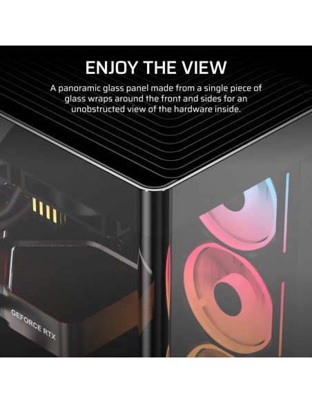 Obudowa Corsair Frame 4500X Lx-R Rgb Tempered Glass Mid-Tower, Black