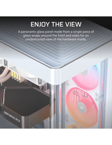 Obudowa Corsair Frame 4500X Lx-R Rgb Tempered Glass Mid-Tower, White
