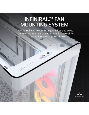 Obudowa Corsair Frame 4500X Lx-R Rgb Tempered Glass Mid-Tower, White