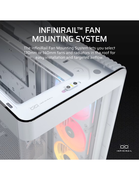 Obudowa Corsair Frame 4500X Lx-R Rgb Tempered Glass Mid-Tower, White