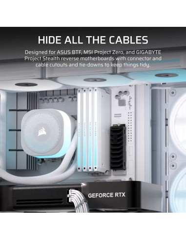 Obudowa Corsair Frame 4500X Lx-R Rgb Tempered Glass Mid-Tower, White