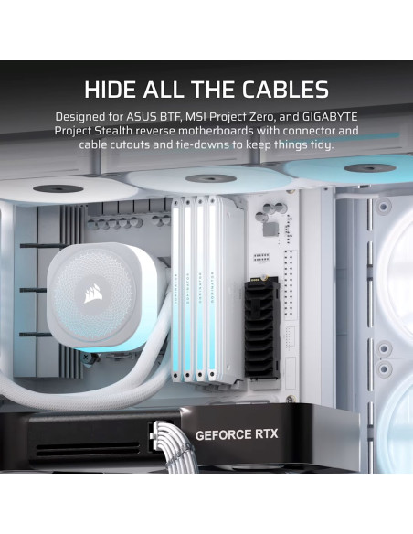 Obudowa Corsair Frame 4500X Lx-R Rgb Tempered Glass Mid-Tower, White