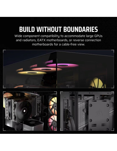 Obudowa Corsair 3500X Lxr Link Tempered Glass Mid-Tower, Black