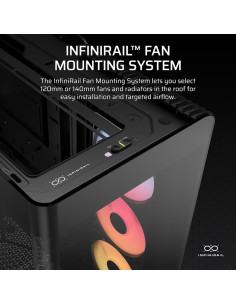 Obudowa Corsair Frame 4500X Rs-R Argb Tempered Glass Mid-Tower, Black 2