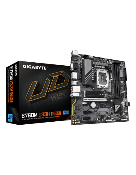 Gigabyte B760M Ds3H Gen5 Płyta Główna Intel B760 Express Lga 1700 Micro Atx