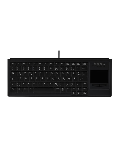 Contour Design Active Key Ak-4400-Gu Klawiatura Przemysłowy Usb Qwertz Niemiecki Czarny