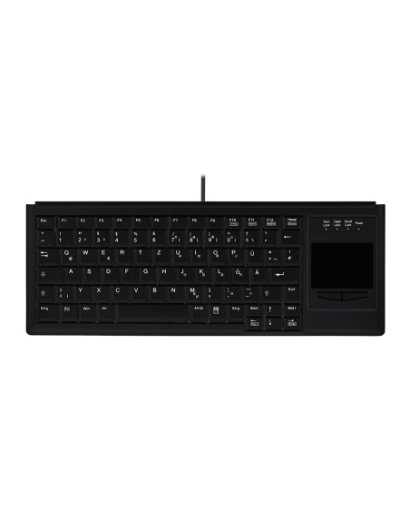 Contour Design Active Key Ak-4400-Gu Klawiatura Przemysłowy Usb Qwertz Niemiecki Czarny