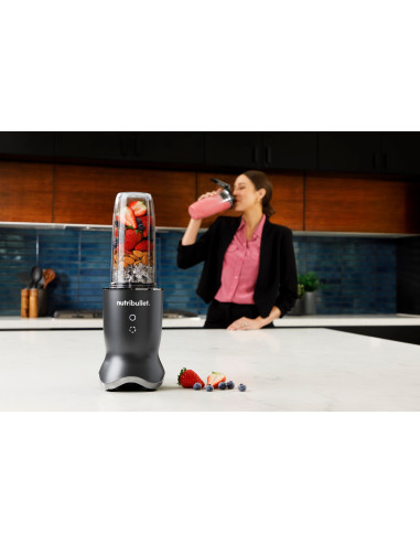 Nutribullet Nb1206Dgcc Blender 0,9 L Blender Stołowy 1200 W Czarny, Przezroczysty