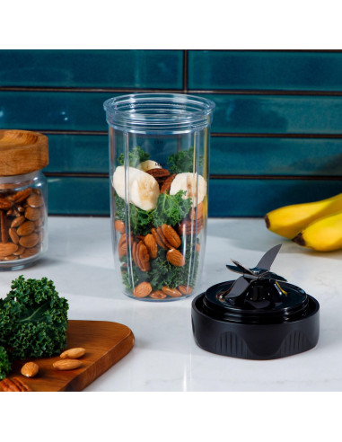 Nutribullet Nb1206Dgcc Blender 0,9 L Blender Stołowy 1200 W Czarny, Przezroczysty