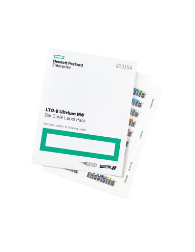 Pakiet Etykiet Kodu Kreskowego Hpe Lto-8 Ultrium Rw