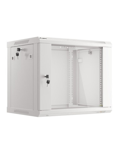 Lanberg Szafa Instalacyjna Wisząca 19'' 9U 600X450Mm Szara (Drzwi Szklane)