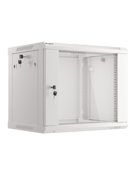 Lanberg Szafa Instalacyjna Wisząca 19'' 9U 600X450Mm Szara (Drzwi Szklane)