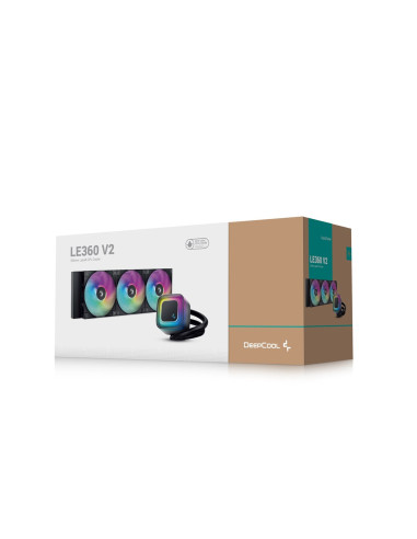Deepcool Le360 V2 Procesor Chłodnica Cieczy All-In-One 12 Cm Czarny 1 Szt.