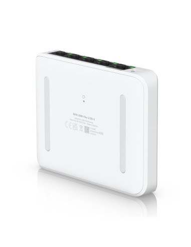 Ubiquiti Unifi Flex Mini 2.5G Zarządzany 2.5G Ethernet (100/1000/2500) Obsługa Poe Komputer Stacjonarny Biały