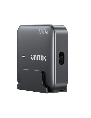 Unitek Ładowarka Biurkowa Gan 100W 2Xusb-A 2Xusb-C Czarna