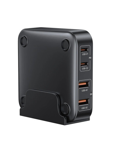 Unitek Ładowarka Biurkowa Gan 100W 2Xusb-A 2Xusb-C Czarna