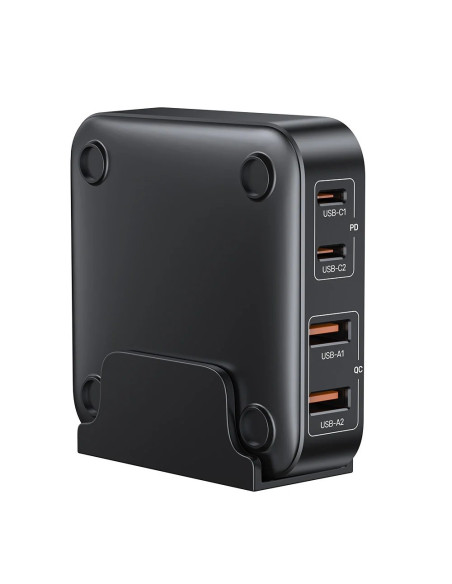 Unitek Ładowarka Biurkowa Gan 100W 2Xusb-A 2Xusb-C Czarna