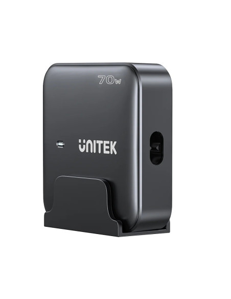 Unitek Ładowarka Biurkowa Gan 70W 2Xusb-A 2Xusb-C