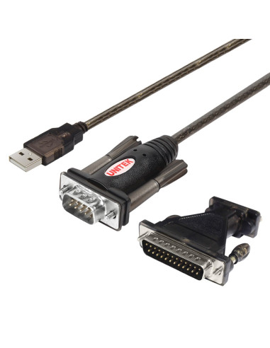 Unitek Adapter Konw. Usb 1Xrs-232 Db9F/Db25M
