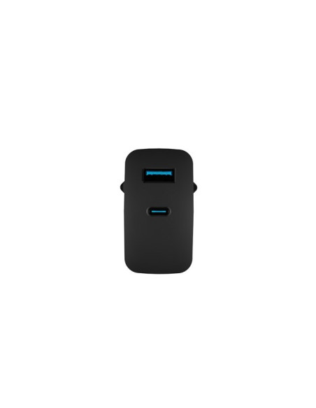 Natec Ładowarka Ribera Gan 1X Usb-A + 1X Usb-C 45W Czarna Nuc-2143