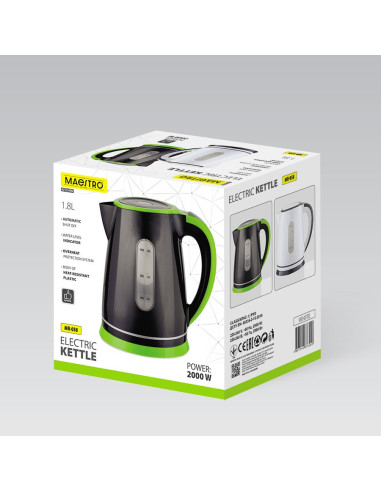 Czajnik Elektryczny 1,8L 2000W Mr-058-Black Maestro