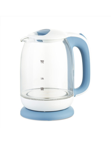 Czajnik Elektryczny Szklany 1,7L 2200W Mr-056-Blue Maestro