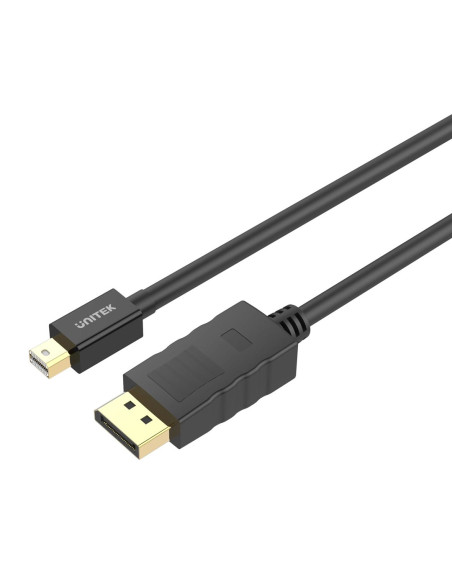 Unitek Kabel Minidisplayport/Displayport M/M 2M, Y-C611Bk