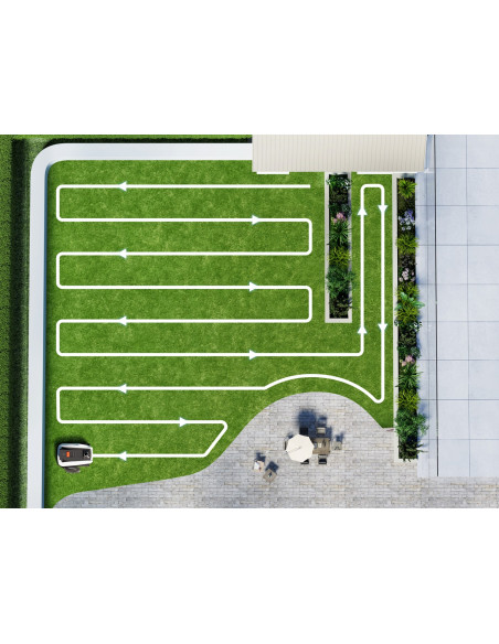 Ecovacs Goat O1200 Lidar Pro Eu Kosiarka Robot Bateria Czarny, Biały