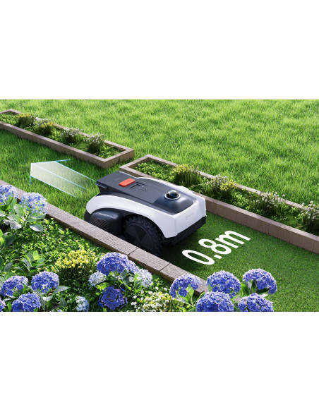 Ecovacs Goat O1200 Lidar Pro Eu Kosiarka Robot Bateria Czarny, Biały
