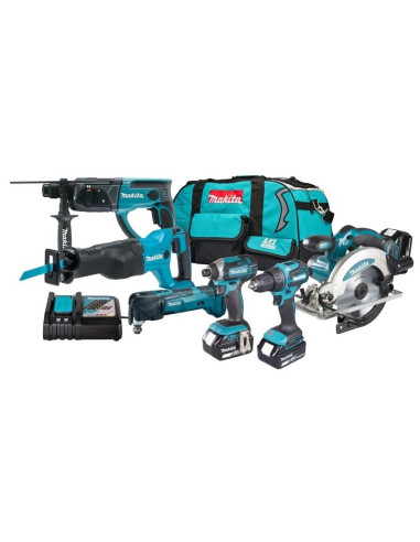 Tool Set Makita Dlx6135Tx1 3X5 Ah 18V