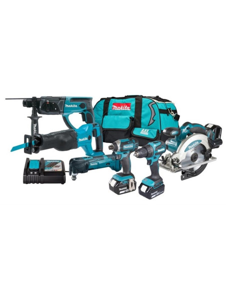 Tool Set Makita Dlx6135Tx1 3X5 Ah 18V