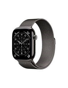 Apple Watch Series 11Â Gps + Cellular 46Mmâ Slate Titanium Case With Slate Milanese Loop - M/L