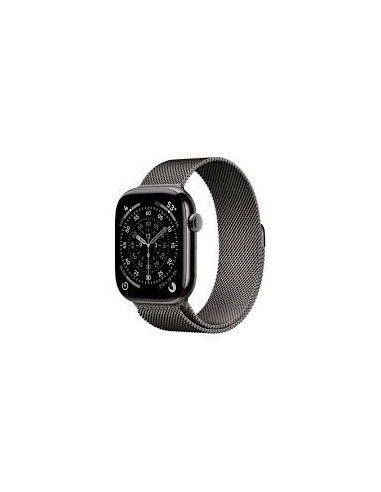 Apple Watch Series 11Â Gps + Cellular 46Mmâ Slate Titanium Case With Slate Milanese Loop - M/L