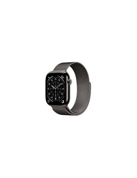 Apple Watch Series 11Â Gps + Cellular 46Mmâ Slate Titanium Case With Slate Milanese Loop - M/L