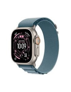 Apple Watch Ultra 3Â Gps + Cellularâ 49Mmâ Natural Titanium Case With Light Blue Alpine Loop - Small