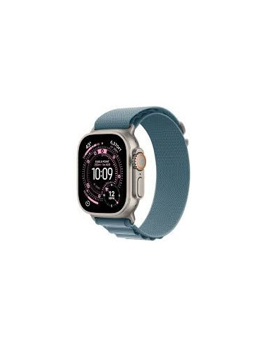 Apple Watch Ultra 3Â Gps + Cellularâ 49Mmâ Natural Titanium Case With Light Blue Alpine Loop - Small