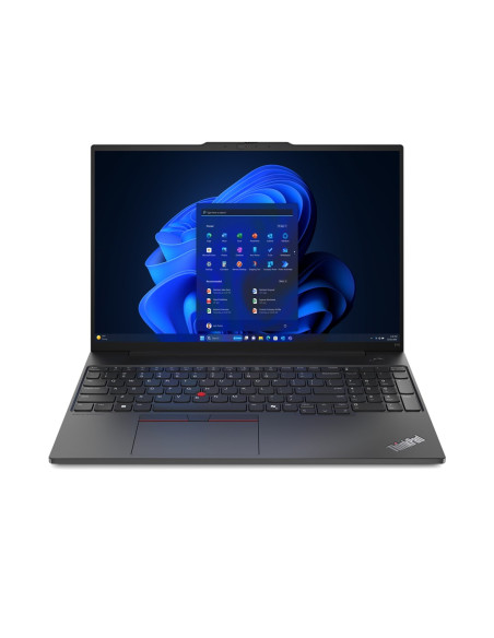 Lenovo Thinkpad E16 Gen 2 Ryzen 5 7535U 16"Wuxga Ips 300Nits Ag 8Gb Ddr5 Ssd256 660M Backlit Kb Fgpr Cam1080P 47Wh W11Pro Black 