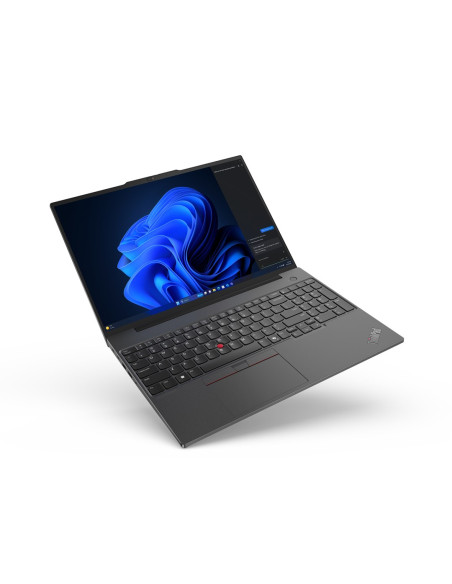 Lenovo Thinkpad E16 Gen 2 Ryzen 5 7535U 16"Wuxga Ips 300Nits Ag 8Gb Ddr5 Ssd256 660M Backlit Kb Fgpr Cam1080P 47Wh W11Pro Black 