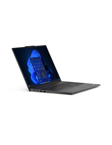 Lenovo Thinkpad E16 Gen 2 Ryzen 5 7535U 16"Wuxga Ips 300Nits Ag 8Gb Ddr5 Ssd256 660M Backlit Kb Fgpr Cam1080P 47Wh W11Pro Black 