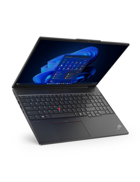 Lenovo Thinkpad E16 Gen 2 Ryzen 5 7535U 16"Wuxga Ips 300Nits Ag 8Gb Ddr5 Ssd256 660M Backlit Kb Fgpr Cam1080P 47Wh W11Pro Black 