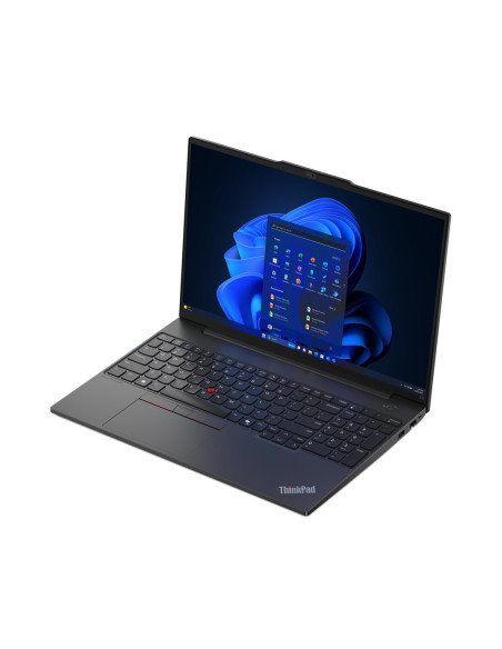 Lenovo Thinkpad E16 Gen 2 Ryzen 5 7535U 16"Wuxga Ips 300Nits Ag 8Gb Ddr5 Ssd256 660M Backlit Kb Fgpr Cam1080P 47Wh W11Pro Black 