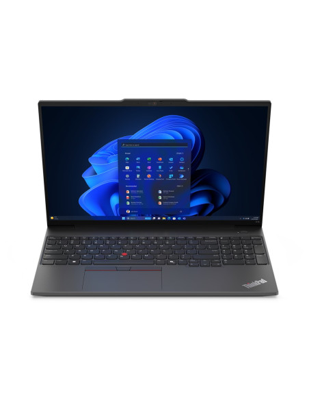 Lenovo Thinkpad E16 Gen 2 Ryzen 5 7535U 16"Wuxga Ips 300Nits Ag 8Gb Ddr5 Ssd256 660M Backlit Kb Fgpr Cam1080P 47Wh W11Pro Black 