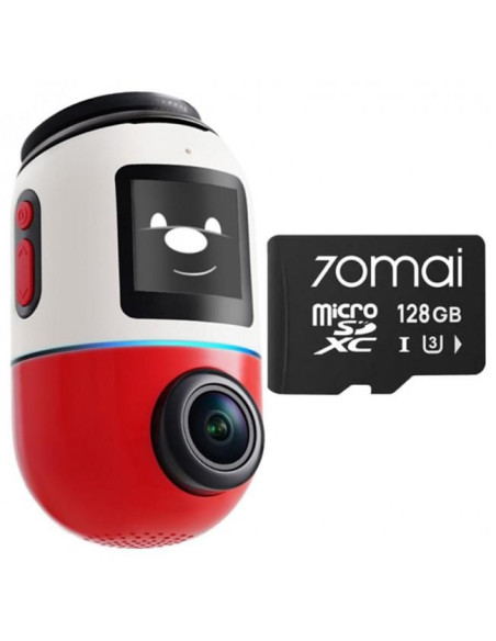 Wideorejestrator 70Mai X800 Dash Cam 4K Omni Red + Karta Pamięci 70Mai 128Gb